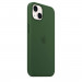 Apple iPhone Silicone Case with MagSafe - оригинален силиконов кейс за iPhone 13 с MagSafe (зелен) 6