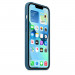 Apple iPhone Silicone Case with MagSafe - оригинален силиконов кейс за iPhone 13 с MagSafe (син) 7