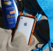 Krusell SEaLABox L - универсален водоустойчив калъф за iPhone и мобилни телефони (бял) 15