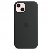 Apple iPhone Silicone Case with MagSafe - оригинален силиконов кейс за iPhone 13 с MagSafe (черен) 3