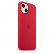 Apple iPhone Silicone Case with MagSafe - оригинален силиконов кейс за iPhone 13 с MagSafe (червен) 5