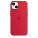 Apple iPhone Silicone Case with MagSafe - оригинален силиконов кейс за iPhone 13 с MagSafe (червен) 1