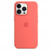 Apple iPhone Silicone Case with MagSafe - оригинален силиконов кейс за iPhone 13 Pro с MagSafe (розов) 2