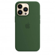 Apple iPhone Silicone Case with MagSafe - оригинален силиконов кейс за iPhone 13 Pro с MagSafe (зелен) 2