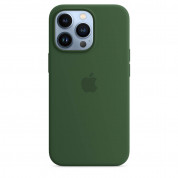Apple iPhone Silicone Case with MagSafe - оригинален силиконов кейс за iPhone 13 Pro с MagSafe (зелен) 3