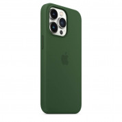 Apple iPhone Silicone Case with MagSafe - оригинален силиконов кейс за iPhone 13 Pro с MagSafe (зелен) 4