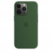 Apple iPhone Silicone Case with MagSafe - оригинален силиконов кейс за iPhone 13 Pro с MagSafe (зелен) 1