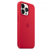 Apple iPhone Silicone Case with MagSafe - оригинален силиконов кейс за iPhone 13 Pro с MagSafe (червен) 4