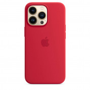 Apple iPhone Silicone Case with MagSafe - оригинален силиконов кейс за iPhone 13 Pro с MagSafe (червен) 2