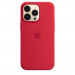 Apple iPhone Silicone Case with MagSafe - оригинален силиконов кейс за iPhone 13 Pro с MagSafe (червен) 3