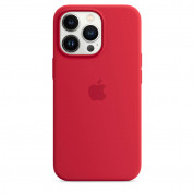 Apple iPhone Silicone Case with MagSafe - оригинален силиконов кейс за iPhone 13 Pro с MagSafe (червен) 1