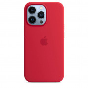 Apple iPhone Silicone Case with MagSafe - оригинален силиконов кейс за iPhone 13 Pro с MagSafe (червен) 3