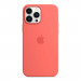 Apple iPhone Silicone Case with MagSafe - оригинален силиконов кейс за iPhone 13 Pro Max с MagSafe (розов) 2