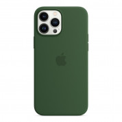 Apple iPhone Silicone Case with MagSafe - оригинален силиконов кейс за iPhone 13 Pro Max с MagSafe (зелен) 1