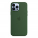 Apple iPhone Silicone Case with MagSafe - оригинален силиконов кейс за iPhone 13 Pro Max с MagSafe (зелен) 4