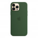 Apple iPhone Silicone Case with MagSafe - оригинален силиконов кейс за iPhone 13 Pro Max с MagSafe (зелен) 3