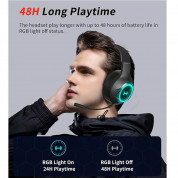 Edifier G33BT Over Ear Bluetooth Gaming Headsets - безжични гейминг слушалки с микрофон (черен) 2