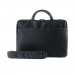 Tucano Dark Slim Bag - практична чанта с дръжки за MacBook Pro 13, MacBook Air 13 и лаптопи до 14 инча (черен) 4