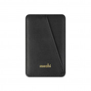 Moshi SnapTo Magnetic Slim Wallet (black)
