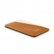 Moshi SnapTo Magnetic Slim Wallet - кожен портфейл (джоб) за прикрепяне към Moshi кейсове и калъфи със SnapTo технология за закрепяне (кафяв) 1