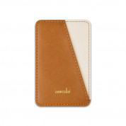 Moshi SnapTo Magnetic Slim Wallet (brown)