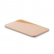 Moshi SnapTo Magnetic Slim Wallet - кожен портфейл (джоб) за прикрепяне към Moshi кейсове и калъфи със SnapTo технология за закрепяне (розов) 1
