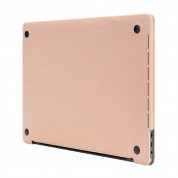 Incase Textured Hardshell - предпазен поликарбонатов кейс с текстилно покритие за MacBook Pro 13 (2016-2020), MacBook Pro 13 M1 (2020) (розов) 5