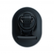 Satechi Magnetic Wireless MagSafe Car Charger 7.5W - поставка за радиаторa на кола с безжично зареждане за iPhone с Magsafe (сребрист) 3