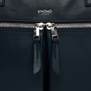 Knomo Hanover Slim Leather Laptop Briefcase 14 - луксозна чанта за MacBook и преносими компютри до 14 инча (тъмносин) 9