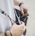 Moshi Aro Slim Crossbody Bag - компактна чанта с презрамка (черен) 5