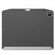 SwitchEasy CoverBuddy Case - поликарбонатов кейс (с отделение за Apple Pencil 2) за iPad Pro 12.9 M1 (2021) (съвместим с Apple Smart Keyboard, Smart Folio) (черен) 1