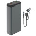 4smarts Powerbank VoltHub Pro 26800mAh 22.5W Quick Charge - външна батерия с USB-C и USB изходи за зареждане на мобилни устройства (тъмносив) 1