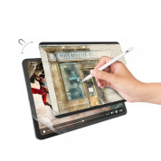 SwitchEasy SwitchPaper Magnetic Screen Protector 2in1 - комплект магнитно покритие (подходящо за рисуване) и защитно покритие за дисплея на iPad Pro 12.9 M1 (2021), iPad Pro 12.9 (2020), iPad Pro 12.9 (2018) (прозрачно)
