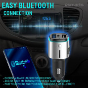 4smarts Media Assist 2 Car Charger with FM Transmitter and Media-In - зарядно за кола (Quick Charge) с трансмитер, MicroSD карта и дисплей (черен) 6