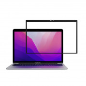SwitchEasy EasyProtector Adhesive Privacy Screen Protector - защитно покритие с определен ъгъл на виждане за дисплея на Macbook Pro 13 (2016-2020), Macbook Air 13 (2018-2020) (черен-прозрачен) 2