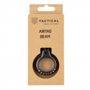 Tactical AirTag Beam Rugged Case - стилен ключодържател от поликарбонат за Apple AirTag (черен) 1