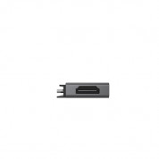 SwitchEasy SwitchDrive 6-in-1 USB-C Hub - мултифункционален USB-C хъб за свързване на допълнителна периферия за iPad Pro и MacBook с USB-C порт (тъмносив) 4