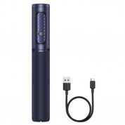 Baseus Traveler Bluetooth Tripod Selfie Stick - разтегаем безжичен селфи стик и трипод за мобилни телефони (тъмносин) 6