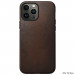 Nomad Modern Leather MagSafe Case - кожен (естествена кожа) кейс с MagSafe за iPhone 13 Pro Max (кафяв) 3