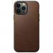 Nomad Modern Leather MagSafe Case - кожен (естествена кожа) кейс с MagSafe за iPhone 13 Pro Max (кафяв) 1