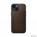 Nomad Modern Leather MagSafe Case - кожен (естествена кожа) кейс с MagSafe за iPhone 13 mini (кафяв) 3