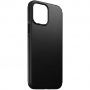 Nomad Modern Leather MagSafe Case - кожен (естествена кожа) кейс с MagSafe за iPhone 13 Pro Max (черен) 3