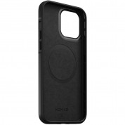 Nomad Modern Leather MagSafe Case - кожен (естествена кожа) кейс с MagSafe за iPhone 13 Pro Max (черен) 4