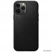 Nomad Modern Leather MagSafe Case - кожен (естествена кожа) кейс с MagSafe за iPhone 13 Pro Max (черен) 3