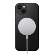 Nomad Modern Leather MagSafe Case - кожен (естествена кожа) кейс с MagSafe за iPhone 13 (черен) 1