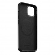 Nomad Modern Leather MagSafe Case - кожен (естествена кожа) кейс с MagSafe за iPhone 13 (черен) 4