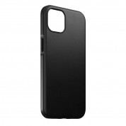 Nomad Modern Leather MagSafe Case - кожен (естествена кожа) кейс с MagSafe за iPhone 13 (черен) 3