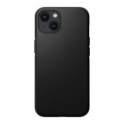 Nomad Modern Leather MagSafe Case - кожен (естествена кожа) кейс с MagSafe за iPhone 13 mini (черен)