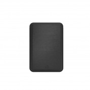 SwitchEasy MagWallet Leather Card Holder with MagSafe - кожен портфейл (джоб) за прикрепяне към iPhone с MagSafe (черен) 1