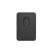 SwitchEasy MagWallet Leather Card Holder with MagSafe - кожен портфейл (джоб) за прикрепяне към iPhone с MagSafe (черен) 4